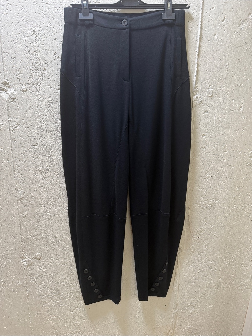 Vintage Ronan Chen Knit Balloon Leg Pant with Details